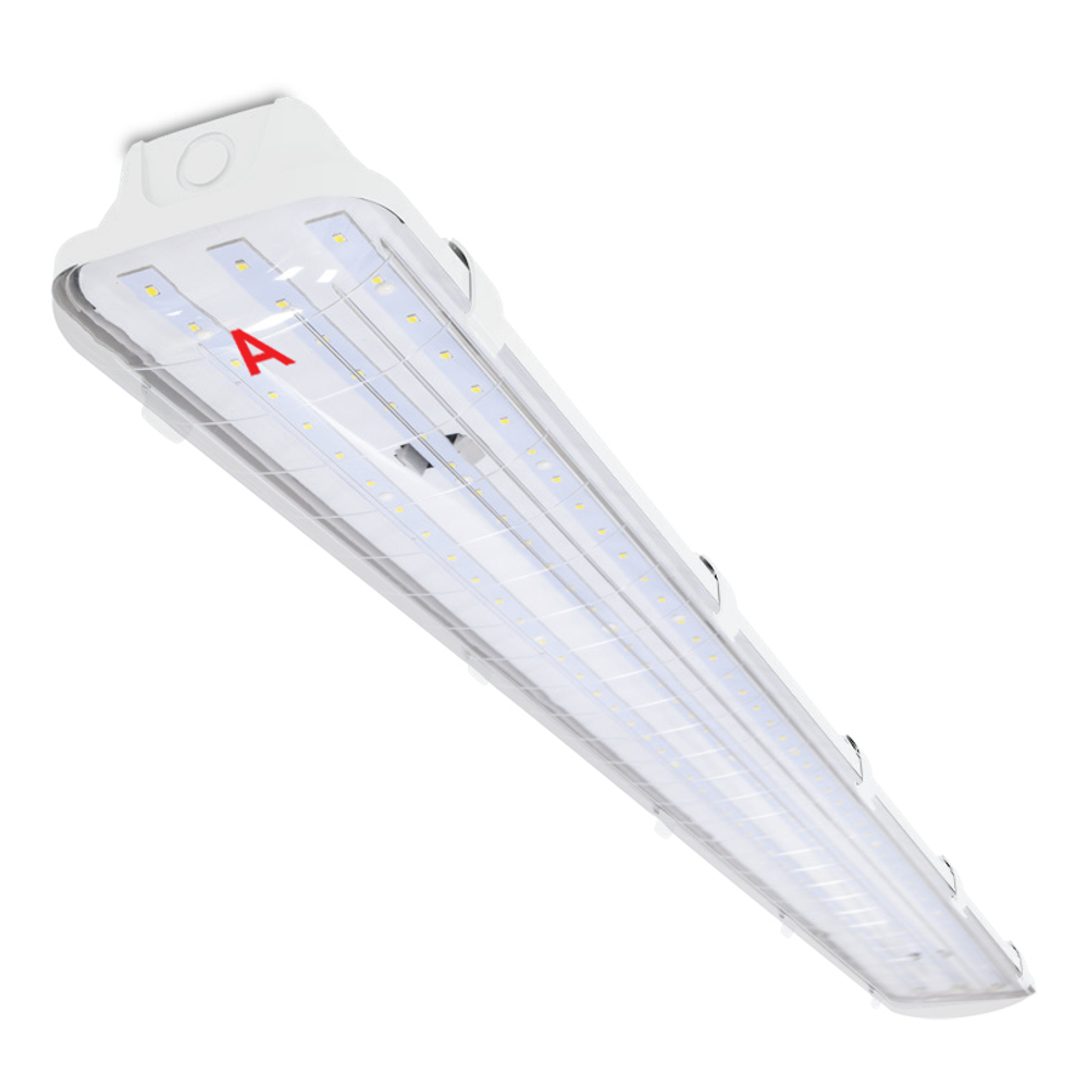 Светильник LED УльтраПРОМ ДСП04-54-052-4К с БАП EM3 54Вт 4000К IP65 Прозрачный 7000лм 1262x124x85мм WOLTA PRO
