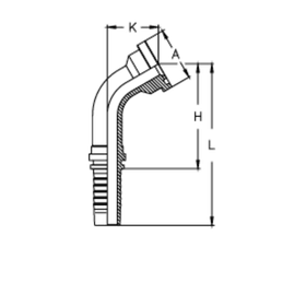 Фитинг DN 12 SFL 3/4 38.1 (60)