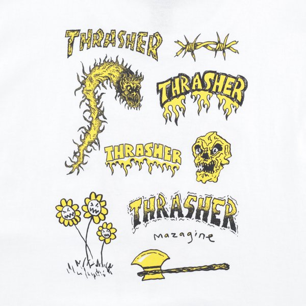 Футболка Thrasher Barbarian (white) артикул: - купить в магазине Дайс