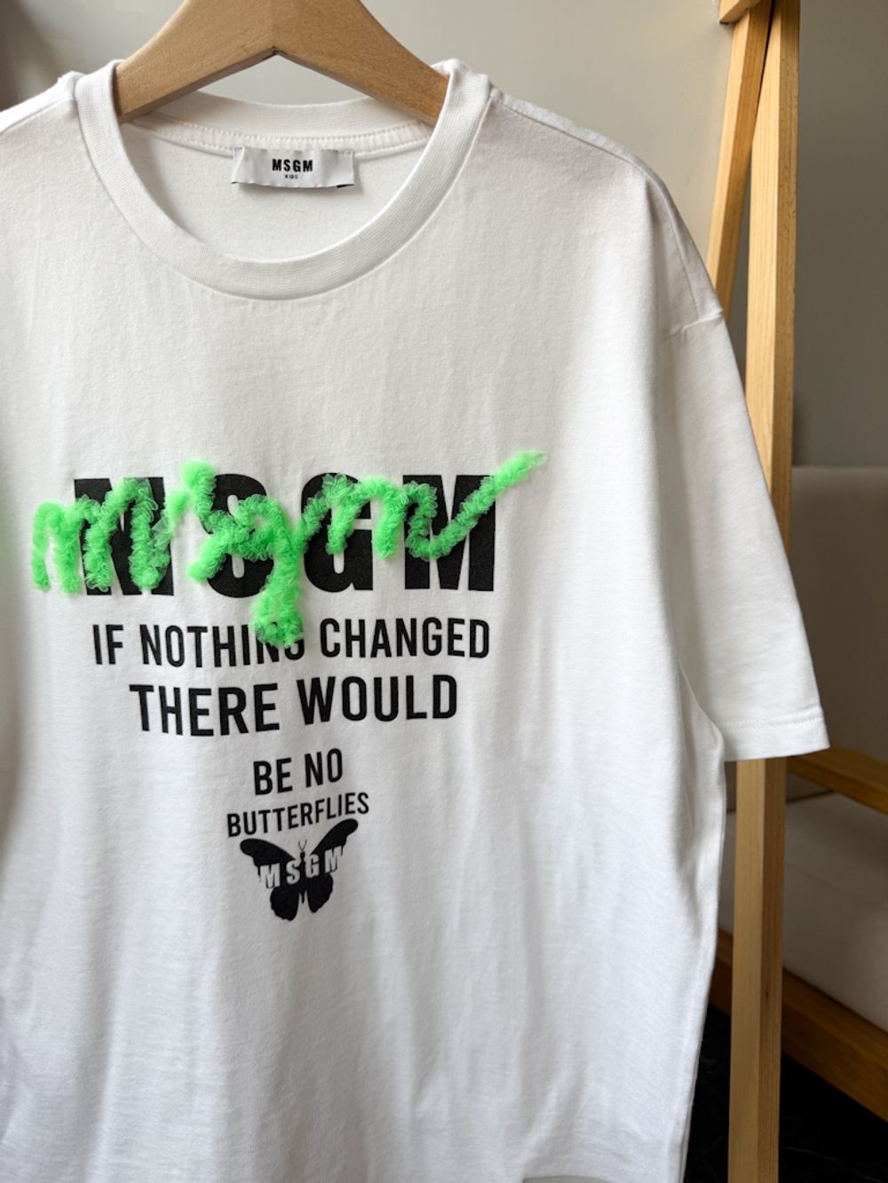 Хлопковая футболка MSGM, 152