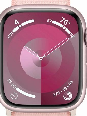 Умные часы Apple Watch Series 9 45 мм Aluminium Case GPS, Pink/Light Pink Sport L