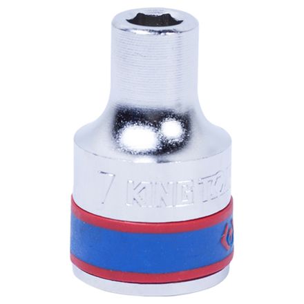 Цена на KING TONY (433507M) Головка торцевая стандартная шестигранная 1/2", 7 мм