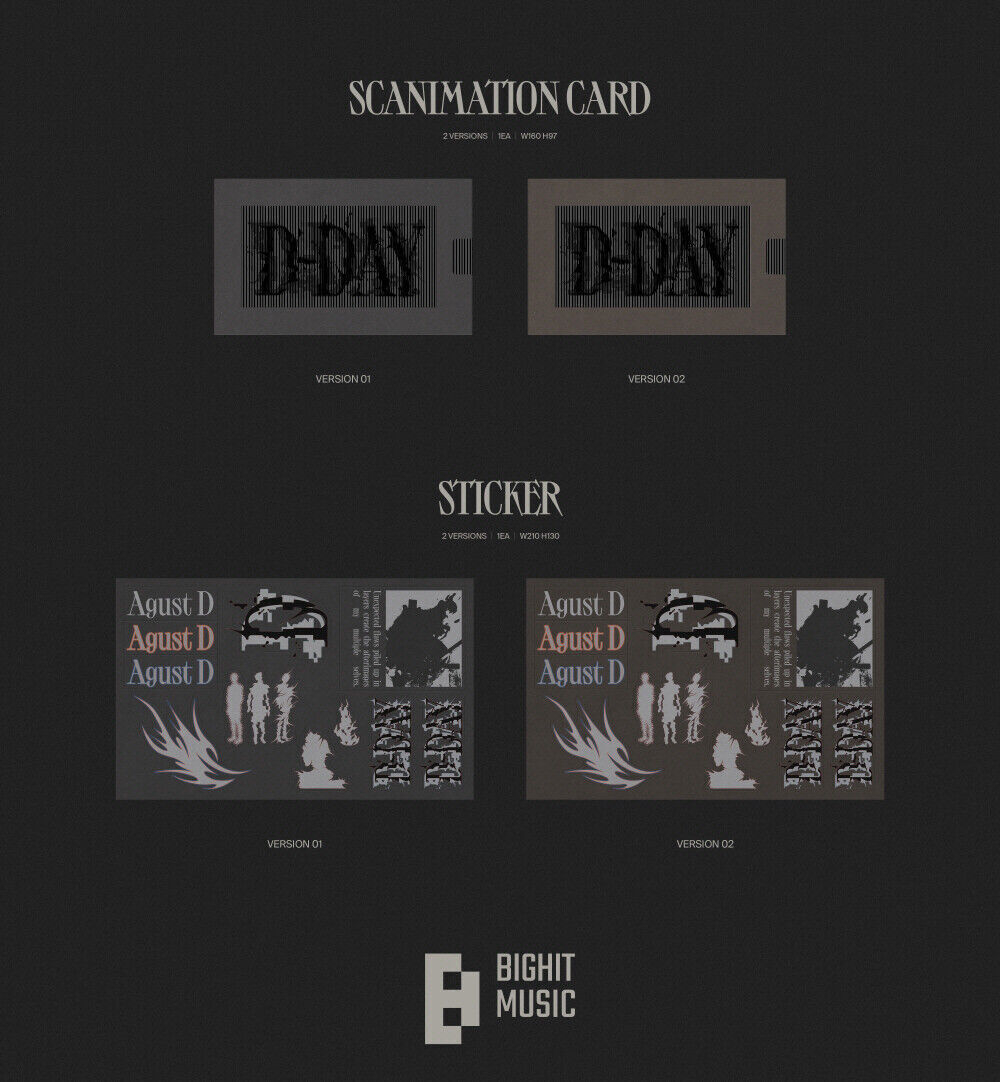 Agust D SUGA - D-DAY (02 ver.)