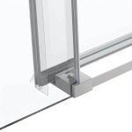 Душевой уголок Комо Софт (Como Soft) VSR-1CS8014CL, 1400*800, хром, стекло прозрачное,