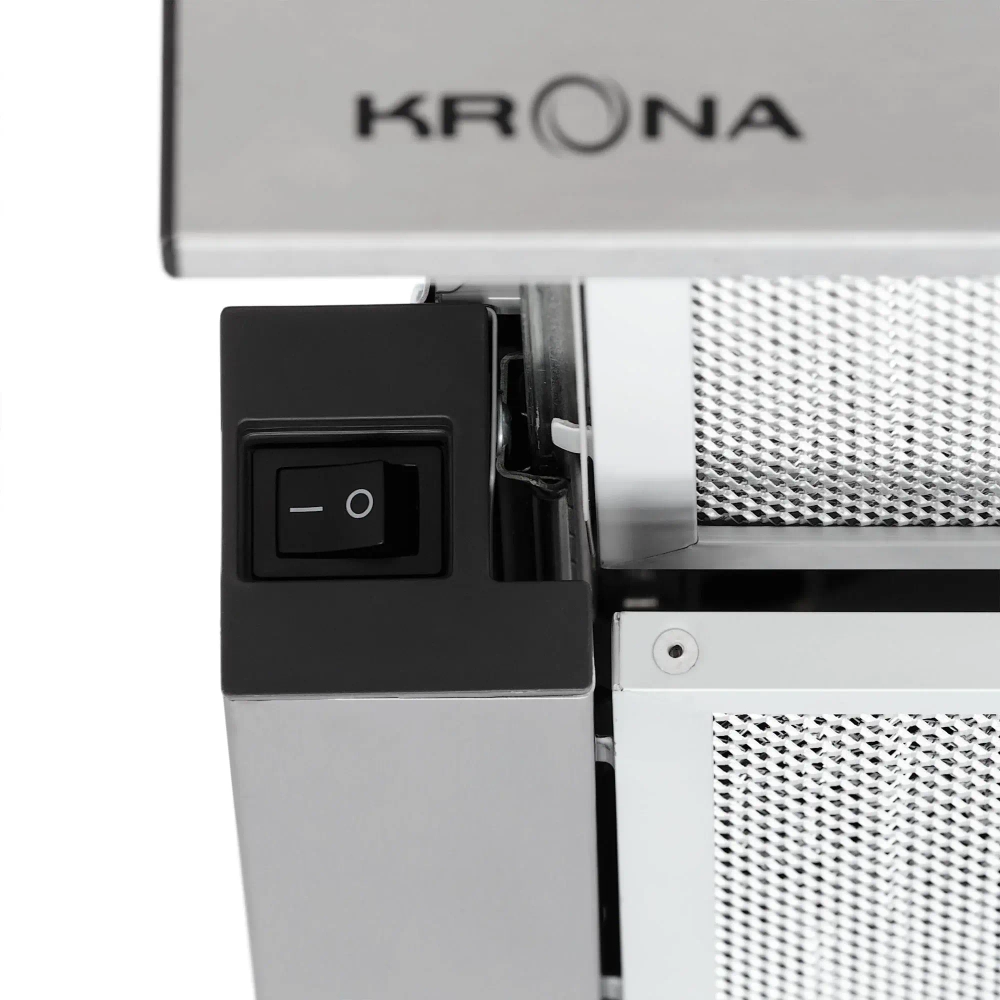 Встраиваемая вытяжка Krona KAMILLA T 600 INOX (2 мотора)