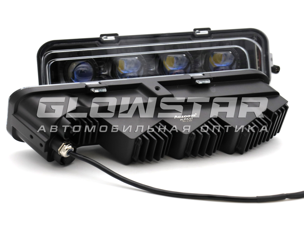 Aozoom светодиодные би-линзы ALPA-07 12V 3000K 47/83W (TANK500)
