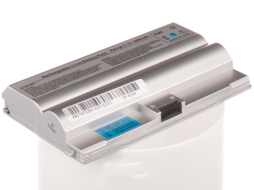 Аккумулятор iBatt 4400mAh, для VGP-BPS8 VGP-BPS8A VGP-BPL8