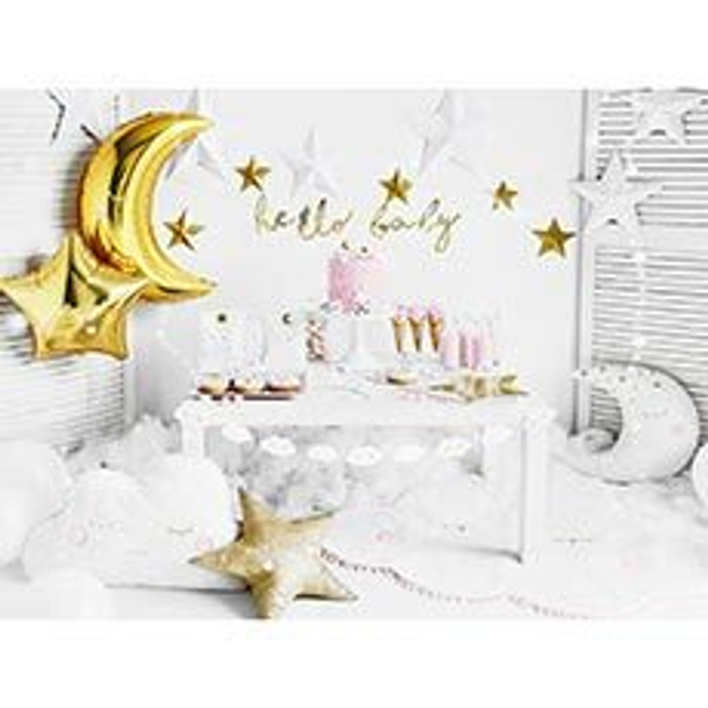 ПД Б/РИС 24" Месяц Металлик Gold, 1 шт.
