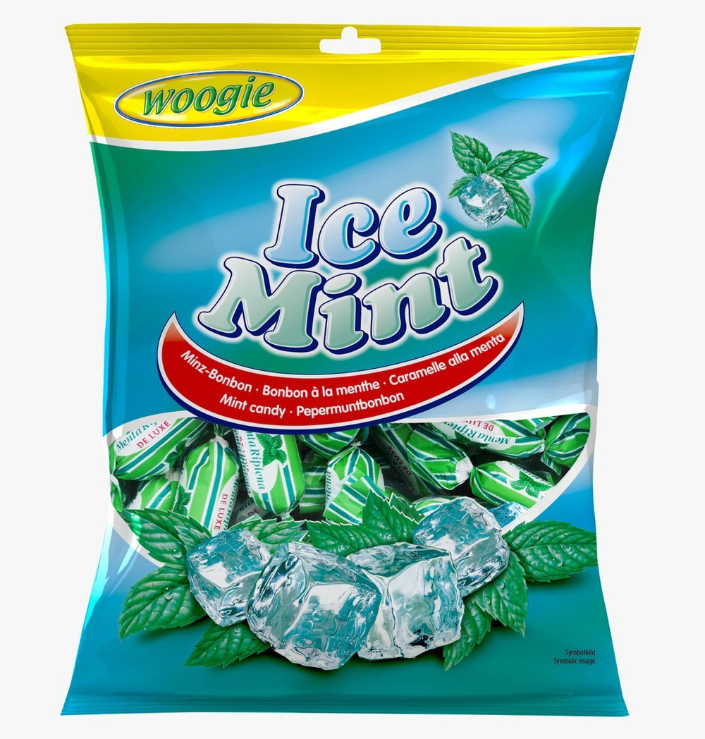 WOOGIE карамель Ice Mint Ледяная мята, 170 г (Австрия)