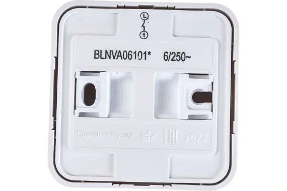 Выключатель Systeme Electric BLANCA 1-клавишный накладной белый 35765