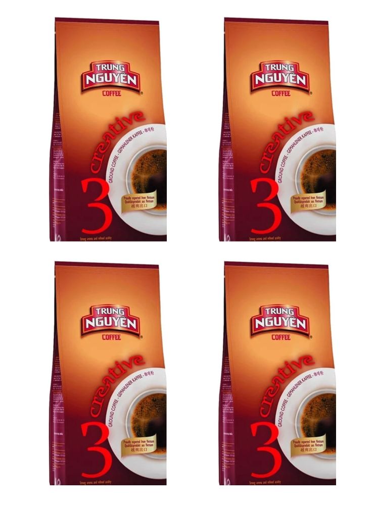 Кофе молотый Trung Nguyen Creative №3, 250 г, 4 шт