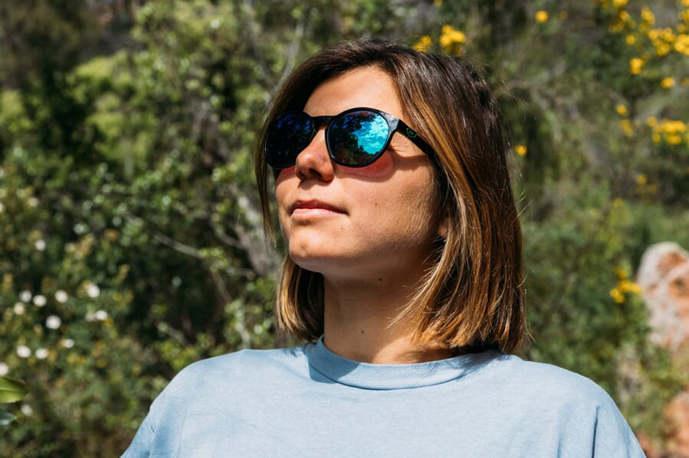 Спортивные очки Demetz Gain / Black / Purple Polarized Green