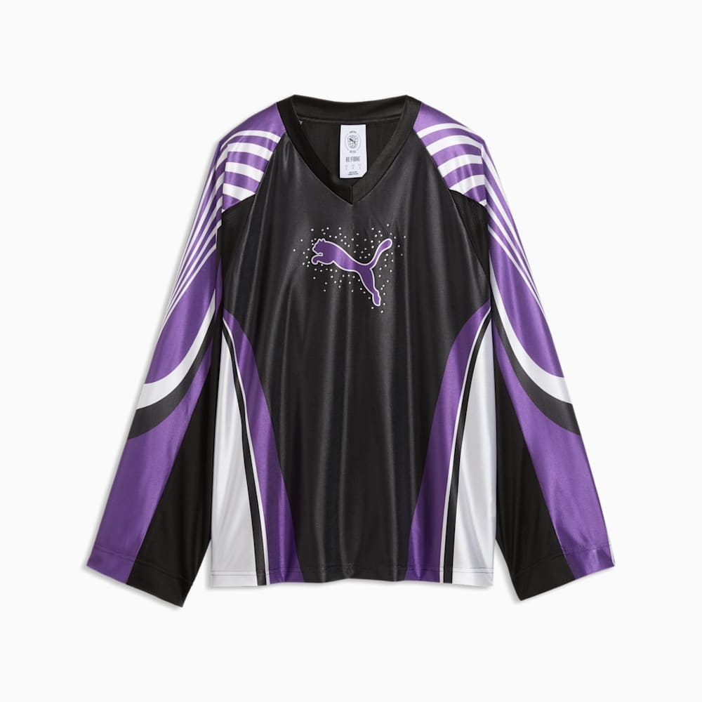 Лонгслив женский PUMA STREET GLAM Oversized Bedazzled Jersey