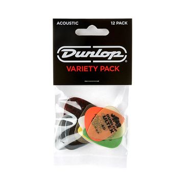 Набор медиаторов для акустической гитары, 12шт, Dunlop PVP112