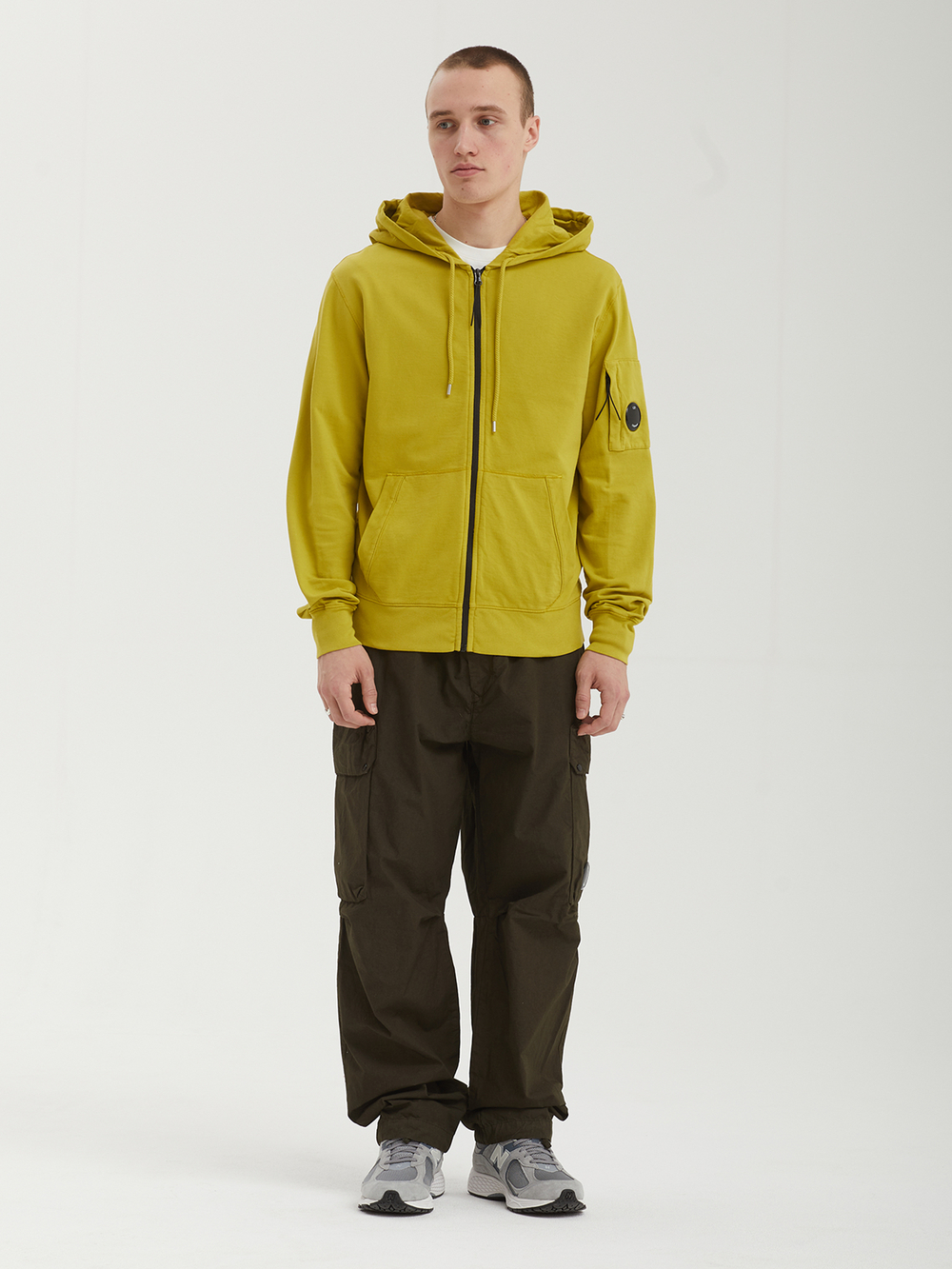 Мужская Толстовка Light Fleece Zip Hooded Lens