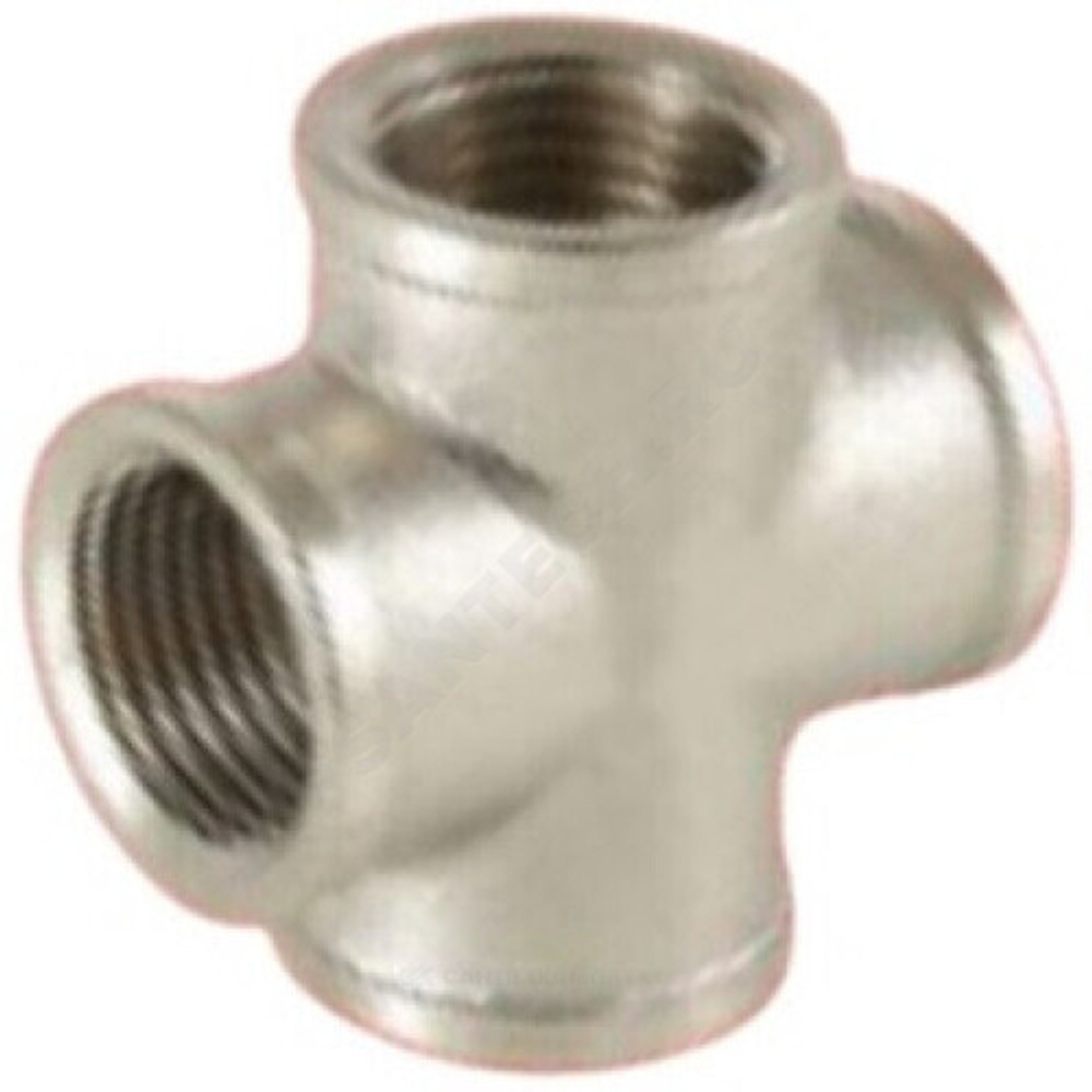 Крест латунь никель Ду 20 (3/4") ВР VALFEX VF.760.N.034