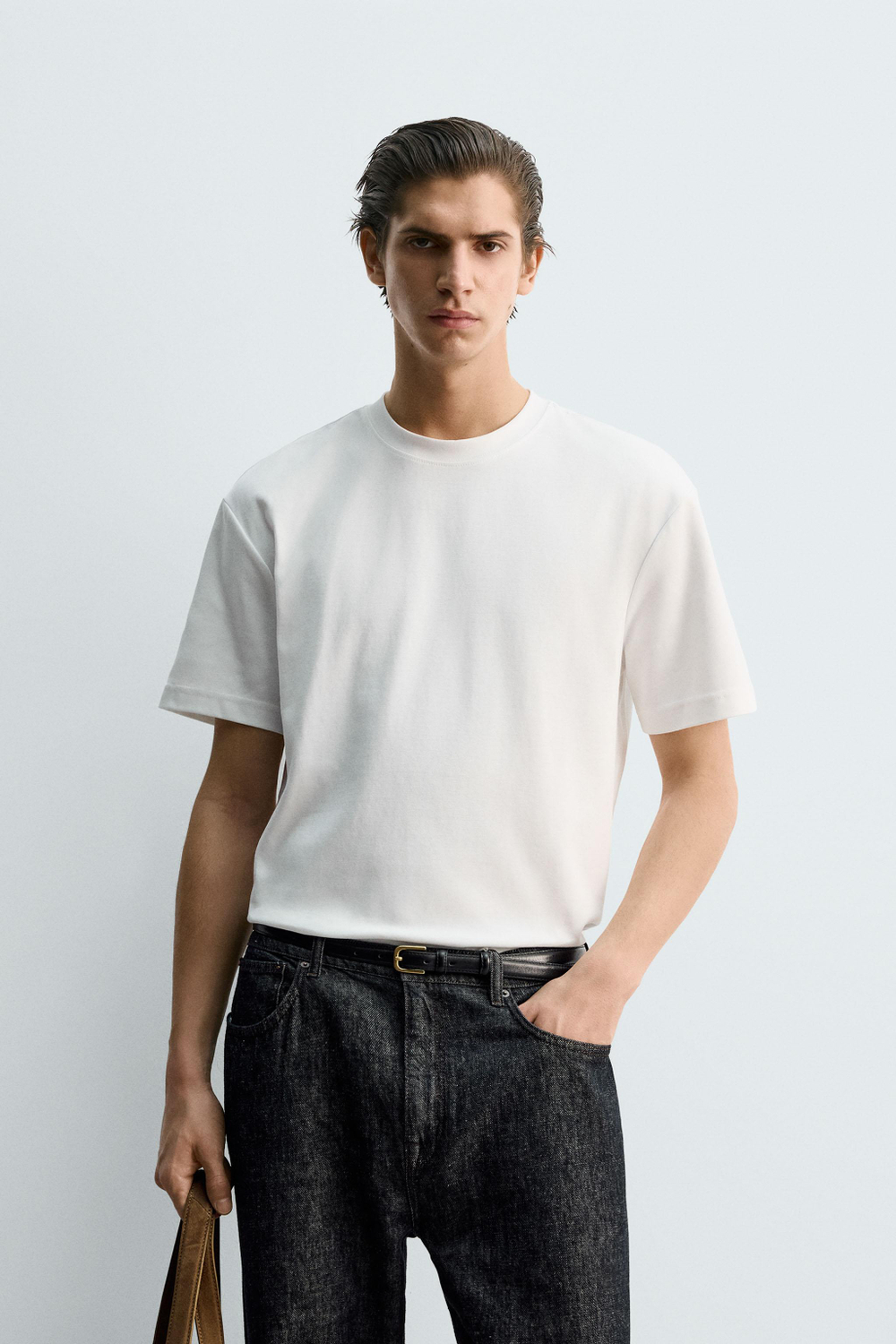 ФУТБОЛКА RELAXED FIT INTERLOCK /04 — ZARA