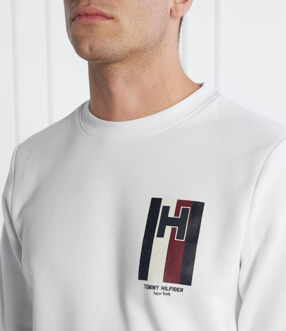 Худи H EMBLEM Tommy Hilfiger - белый(MW0MW33666)