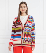 Хлопковый кардиган austero Weekend MaxMara - разноцветная(534605396)