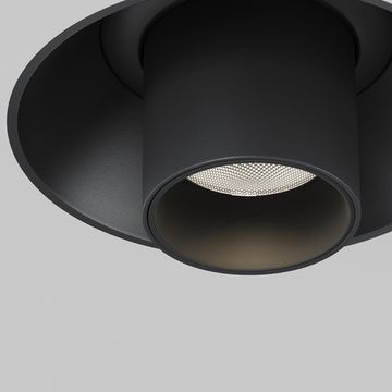Встраиваемый светодиодный точечный светильник 7W 4000К C140TRS-L300-7W4K-B чёрный Focus T Maytoni