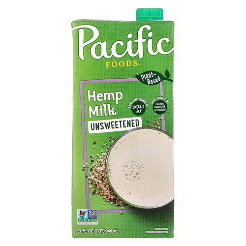 Pacific Foods, конопляное молоко, без подсластителей, 946 мл (32 жидк. унции)