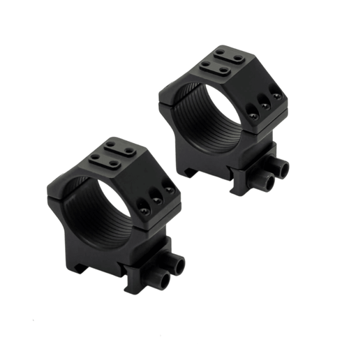 Кольца Contessa Tactical 30мм на Picatinny, h=10мм, два стопора, 6 винтов, встроенный уровень, алюминиевый сплав