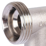 Клапан термостатический осевой STOUT - 1/2" x 1/2" (ВР/НР-американка, PN10, Tmax 110°C)