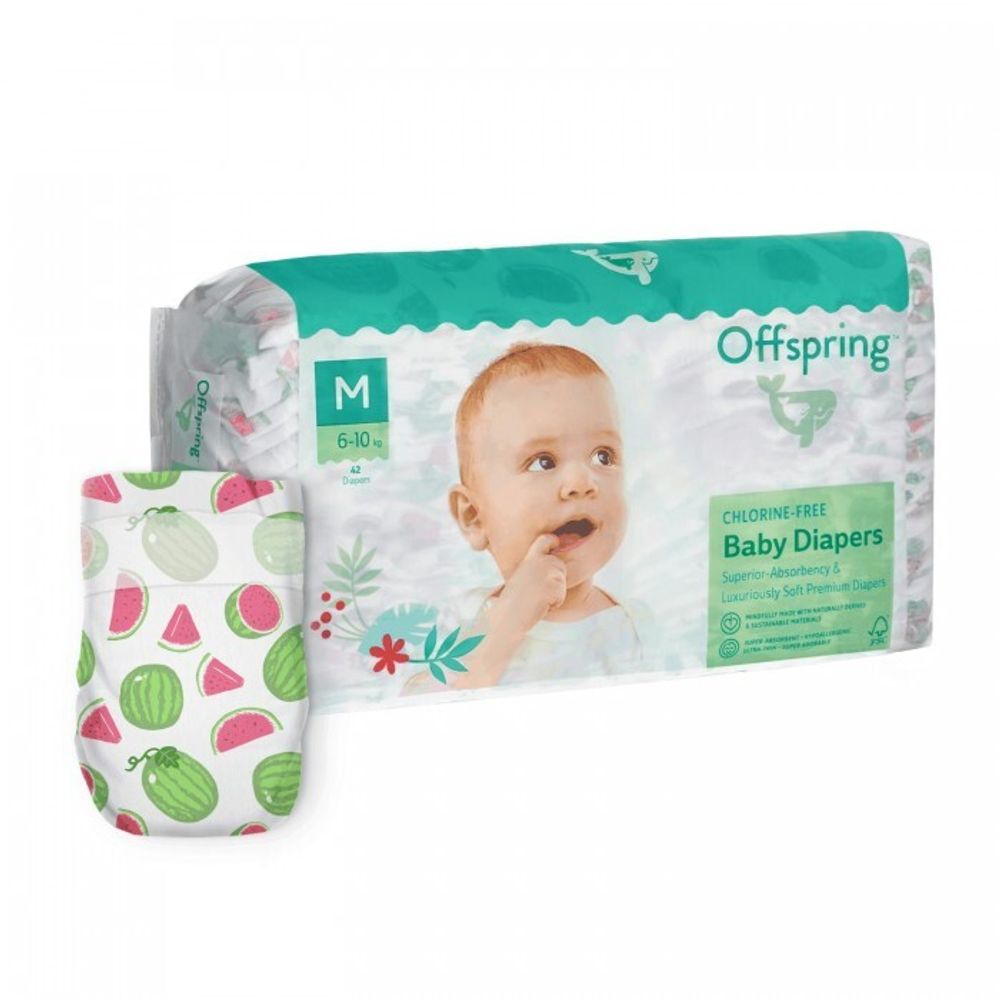 Offspring трусики-подгузники M 6-10кг 42шт арбузы Offspring трусики-подгузники M 6-10кг 42шт арбузы