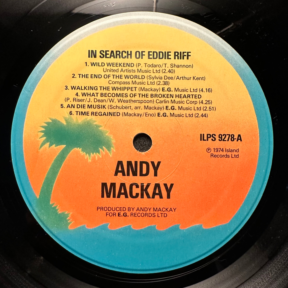Andy Mackay - In Search Of Eddie Riff (Англия 1974г.)