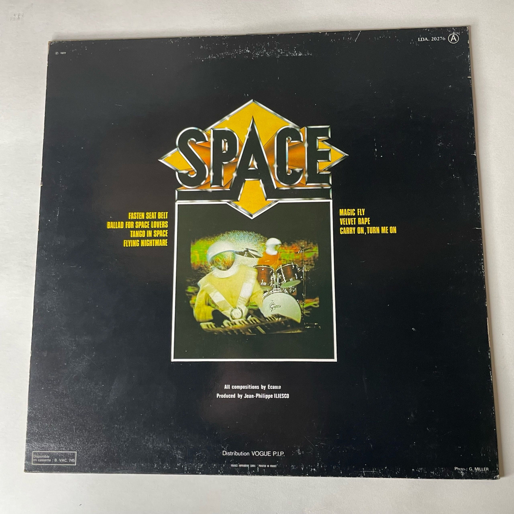 Винтажная виниловая пластинка LP Space Magic Fly (Франция 1977)