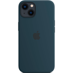 Силиконовый чехол с поддержкой MagSafe Apple Silicone Case для iPhone 13, Abyss Blue (Синий омут)