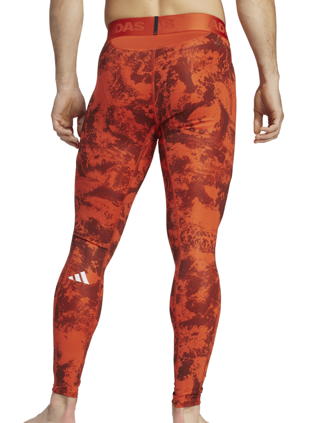 Мужские теннисные штаны Adidas Paris Heat.Rdy Techfit Long Leggings - preloved red