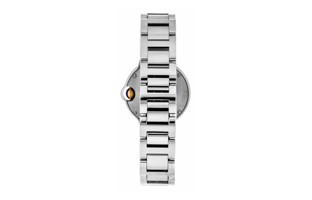 CARTIER Blue Balloon Collection Quartz Movement Women"s Watch 28mm Silver Dial