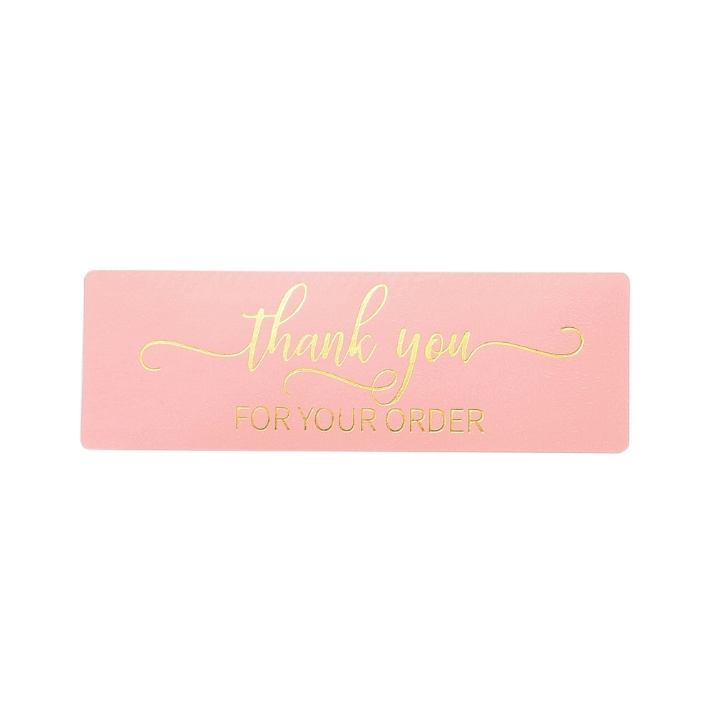 Наклейки Спасибо за ваш заказ ("Thank you for your order") (10 штук)