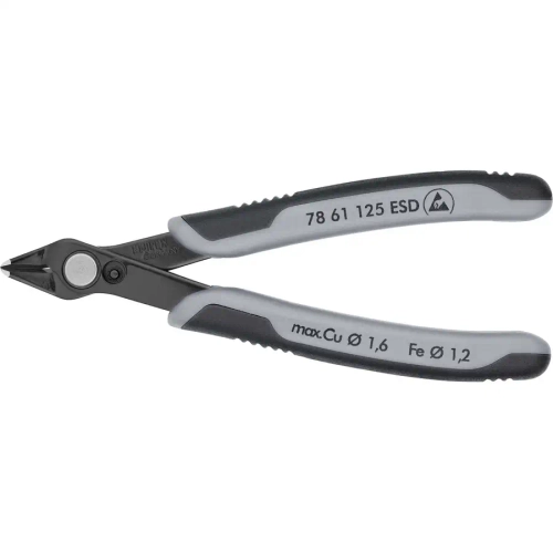 Electronic Super Knips® ESD чернёные 125 мм Knipex 78 61 125 ESD