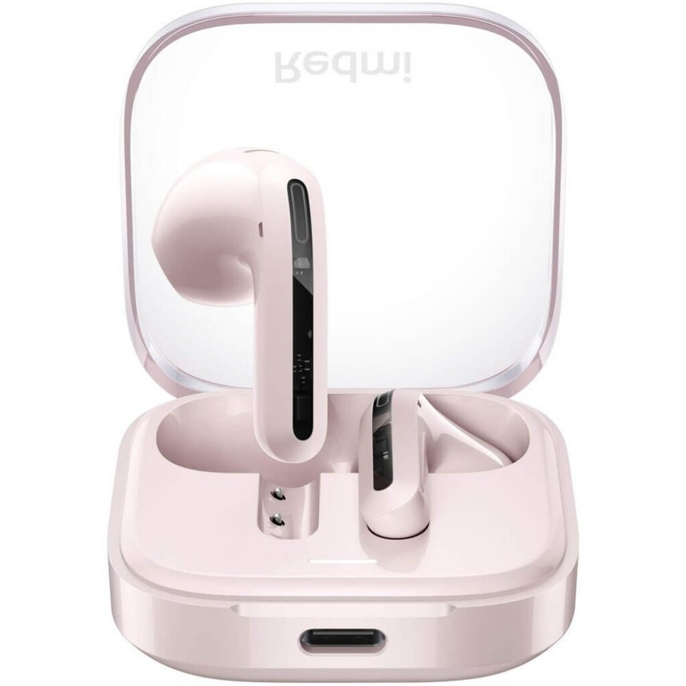 Беспроводные наушники Xiaomi Redmi Buds 6 Active, Transparent Pink (Розовый) M2344E1 (BHR8395GL)