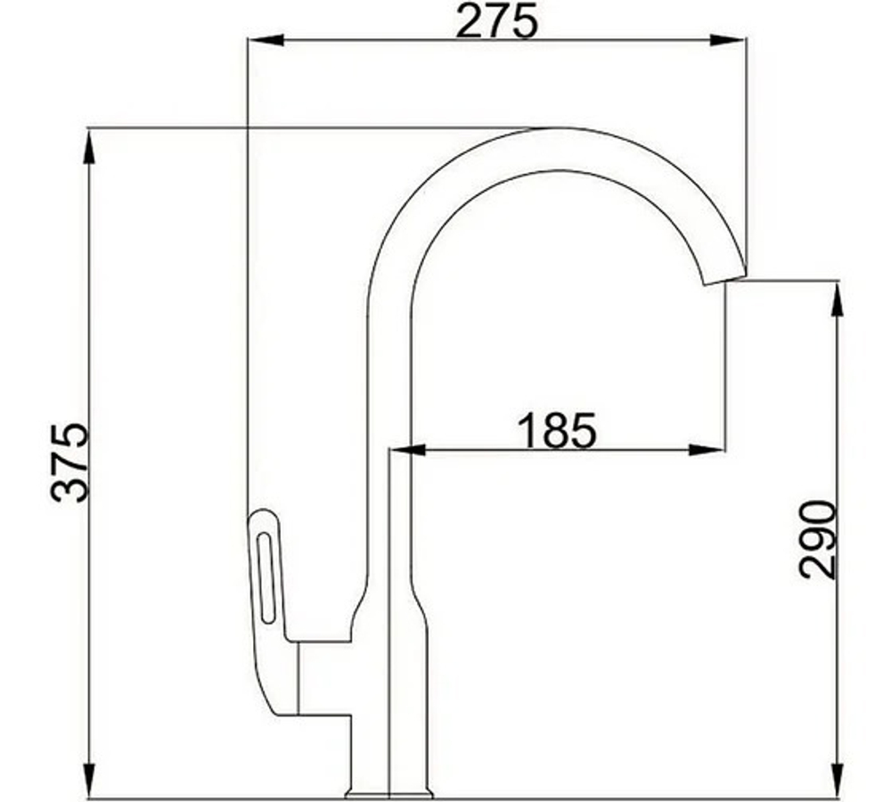 Смеситель для кухни Haiba HB70825-8 белый