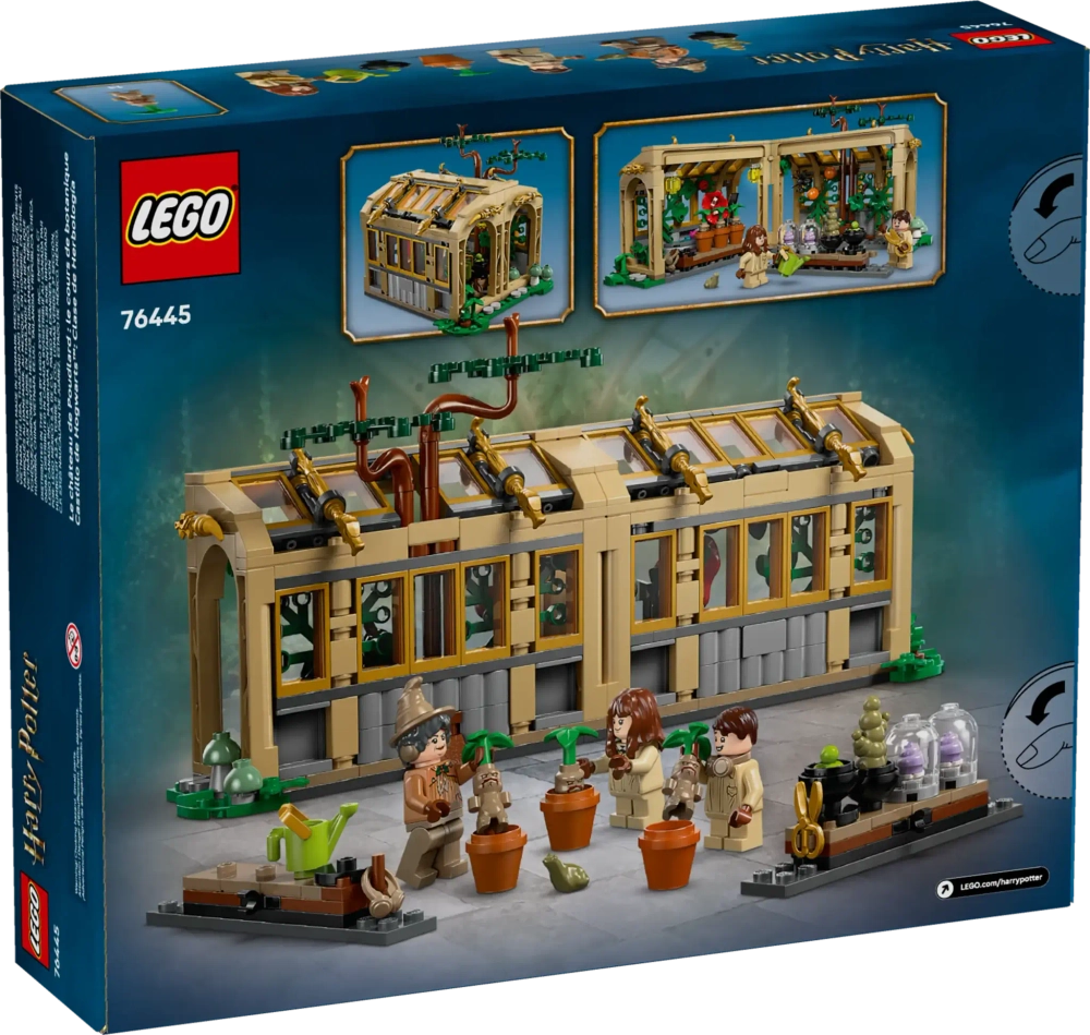 Конструктор LEGO Harry Potter 76445 Замок Хогвартс: Урок гербологии