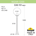 Ландшафтный светильник Fumagalli GLOBE 300 G30.151.000.AZF1R