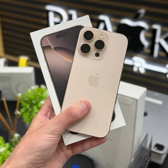 Б/У Телефон Apple iPhone 16 Pro 128gb Desert 92% ( G6Q4HVK64G)