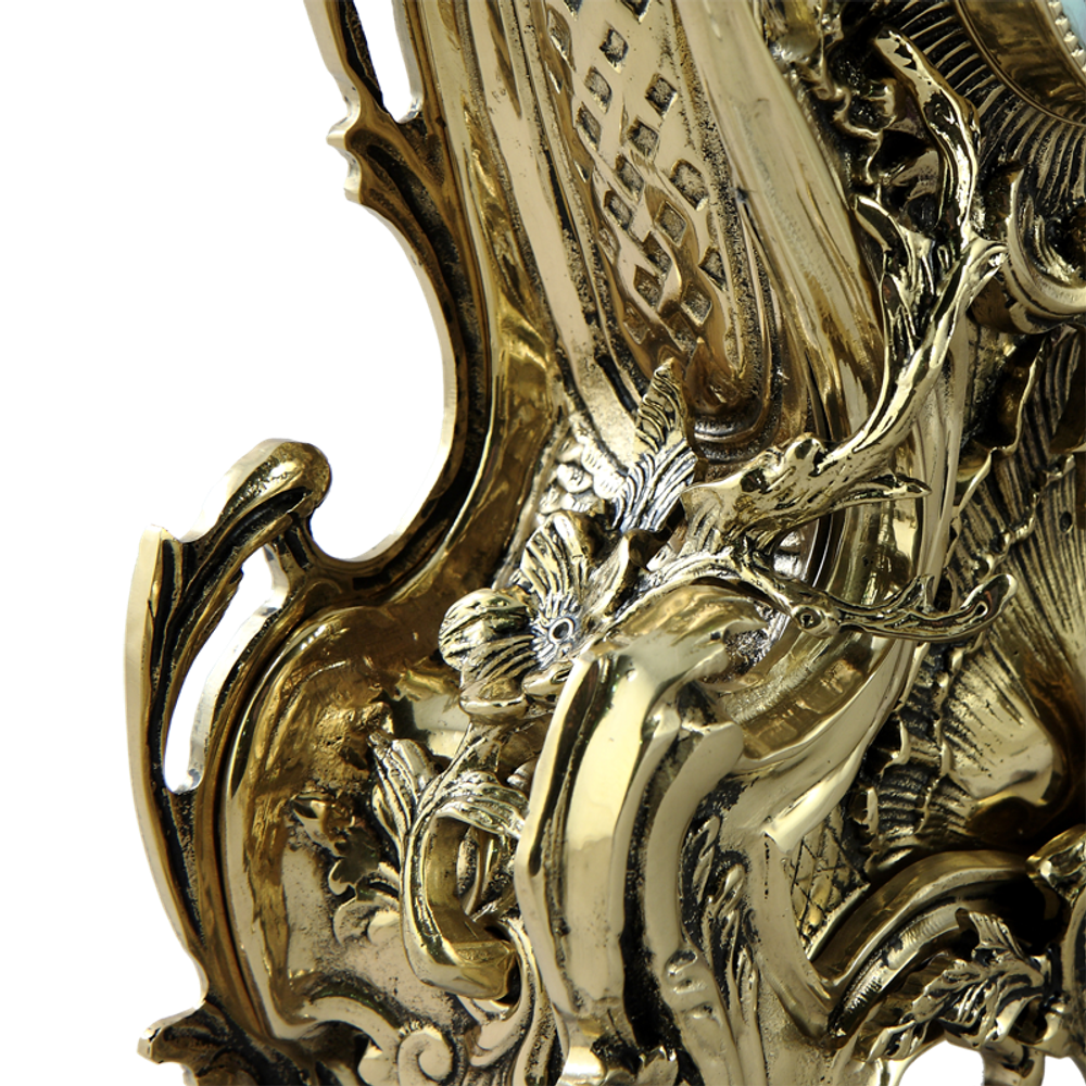 Bello De Bronze Каминные часы с канделябрами "Венера"
