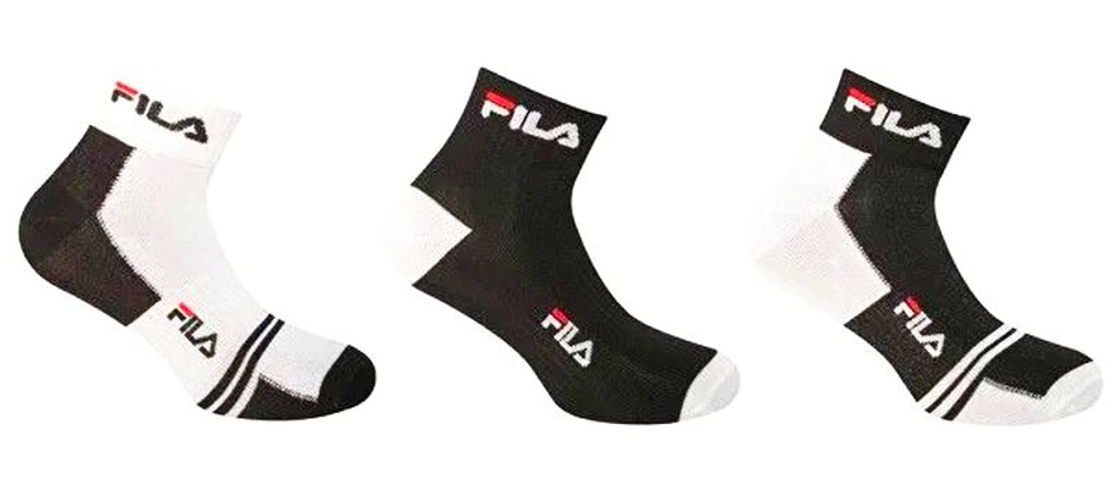 Носки теннисные Fila Unisex Quarter Multisport Socks 3P