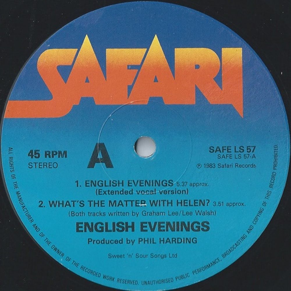 English Evenings – English Evenings