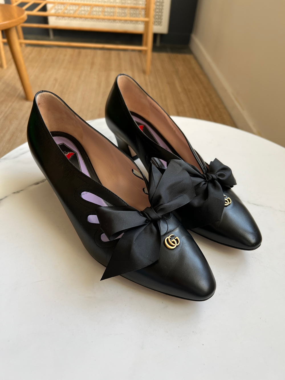 Кожаные туфли Gucci, 38,5