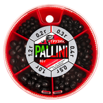Набор грузил-Дробинок Pallini №3 080г - 0.2г-0.3г-0.4г-0.5г-1.0г-1.2г Дробинки