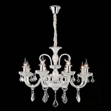 Люстра подвесная CL352180 белый/хром Марена Citilux