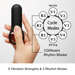 Черное эрекционное виброкольцо Tenga SVR Plus Vibrating Cock Ring Black VRP-001