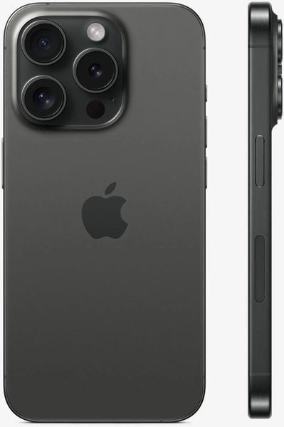 Смартфон Apple iPhone 15 Pro 256 ГБ (nano-SIM и eSIM), Черный титан | Black Titanium