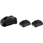 Аккумуляторы и зарядное устройство ProCORE 2x18V 4 A·ч + GAL 1880 CV BOSCH 1600A016GF
