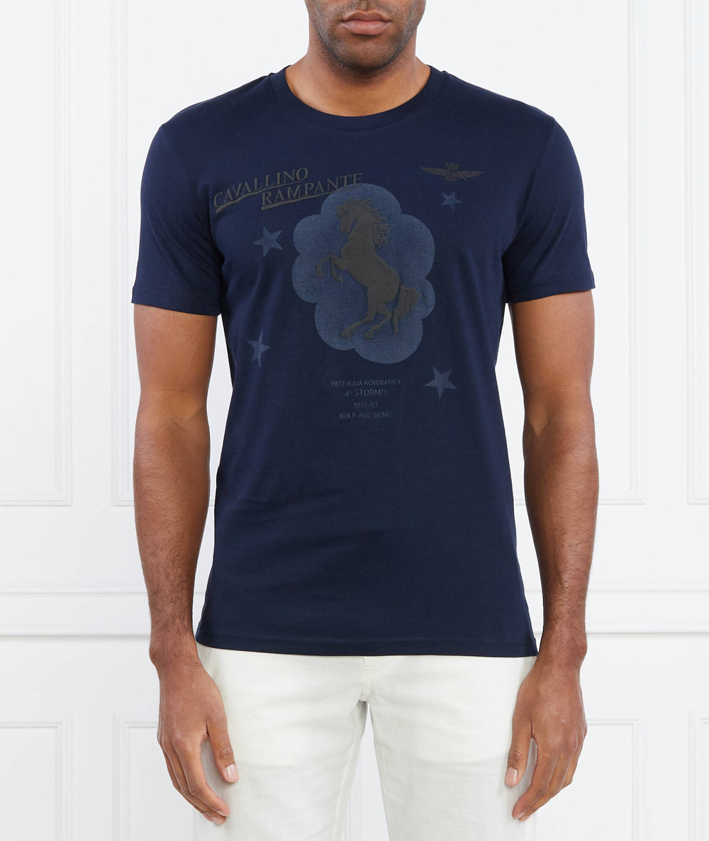 Футболка Aeronautica Militare - темно-синий(TS2123J607)